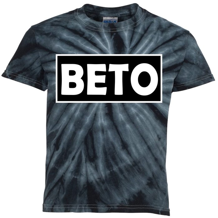 Beto For President Simple Logo  Kids Tie-Dye T-Shirt