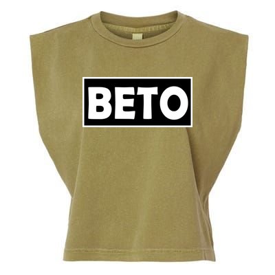 Beto For President Simple Logo  Garment-Dyed Women's Muscle Tee