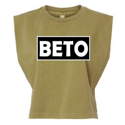 Beto For President Simple Logo  Garment-Dyed Women's Muscle Tee