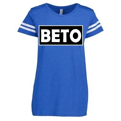 Beto For President Simple Logo  Enza Ladies Jersey Football T-Shirt