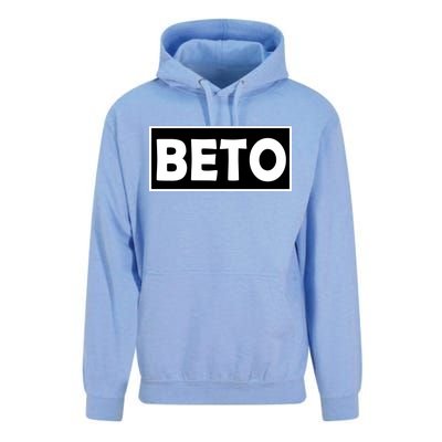 Beto For President Simple Logo  Unisex Surf Hoodie