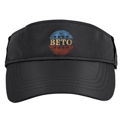 Beto For President Vintage Adult Drive Performance Visor