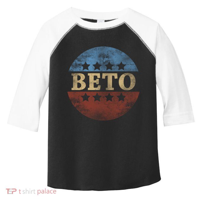 Beto For President Vintage Toddler Fine Jersey T-Shirt