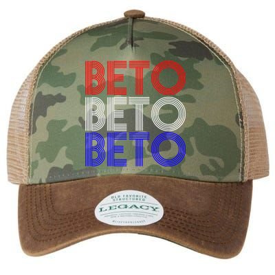 Beto For Senate Texas Election Retro Legacy Tie Dye Trucker Hat