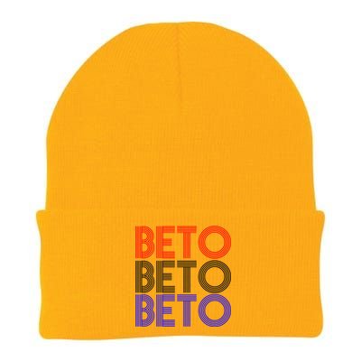 Beto For Senate Texas Election Retro Knit Cap Winter Beanie