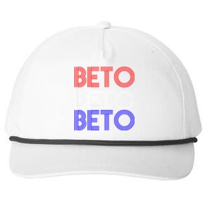 Beto For Senate Texas Election Retro Snapback Five-Panel Rope Hat