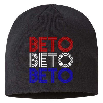 Beto For Senate Texas Election Retro Sustainable Beanie