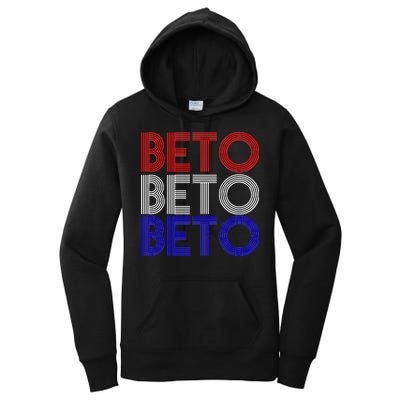 Beto For Senate Texas Election Retro Women's Pullover Hoodie