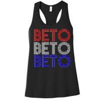 Beto For Senate Texas Election Retro Women's Racerback Tank