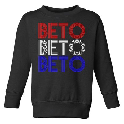 Beto For Senate Texas Election Retro Toddler Sweatshirt