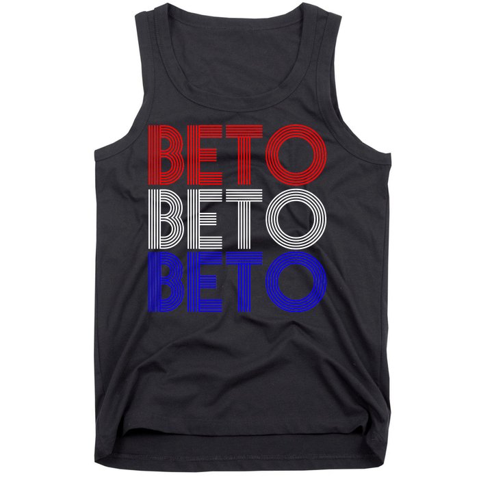 Beto For Senate Texas Election Retro Tank Top