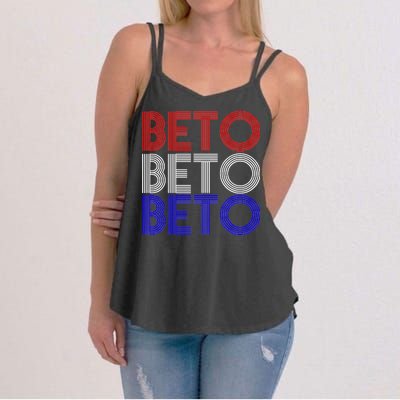 Beto For Senate Texas Election Retro Women's Strappy Tank