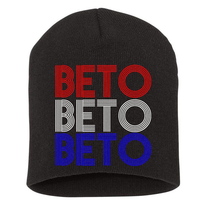 Beto For Senate Texas Election Retro Short Acrylic Beanie