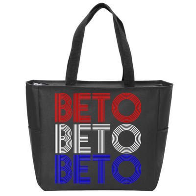 Beto For Senate Texas Election Retro Zip Tote Bag