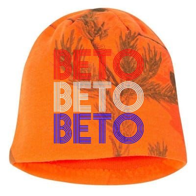 Beto For Senate Texas Election Retro Kati - Camo Knit Beanie