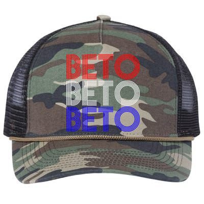 Beto For Senate Texas Election Retro Retro Rope Trucker Hat Cap