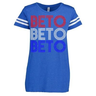 Beto For Senate Texas Election Retro Enza Ladies Jersey Football T-Shirt