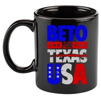 Beto For USA 11oz C Handle Ceramic Mug