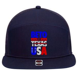 Beto For USA 7 Panel Mesh Trucker Snapback Hat