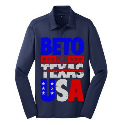 Beto For USA Silk Touch Performance Long Sleeve Polo