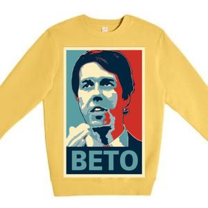 Beto O'Rourke Democrat Senate Texas Vote Supporters Premium Crewneck Sweatshirt