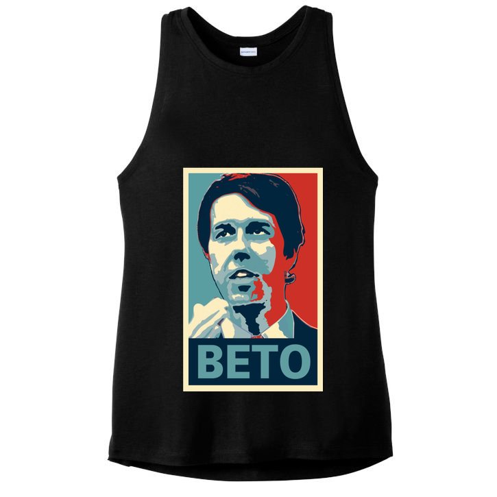 Beto O'Rourke Democrat Senate Texas Vote Supporters Ladies PosiCharge Tri-Blend Wicking Tank