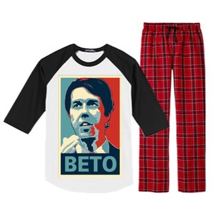 Beto O'Rourke Democrat Senate Texas Vote Supporters Raglan Sleeve Pajama Set