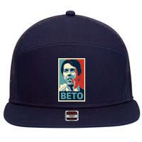 Beto O'Rourke Democrat Senate Texas Vote Supporters 7 Panel Mesh Trucker Snapback Hat