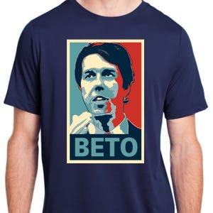 Beto O'Rourke Democrat Senate Texas Vote Supporters Adult ChromaSoft Performance T-Shirt