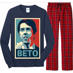 Beto O'Rourke Democrat Senate Texas Vote Supporters Long Sleeve Pajama Set