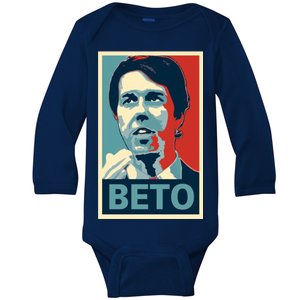 Beto O'Rourke Democrat Senate Texas Vote Supporters Baby Long Sleeve Bodysuit