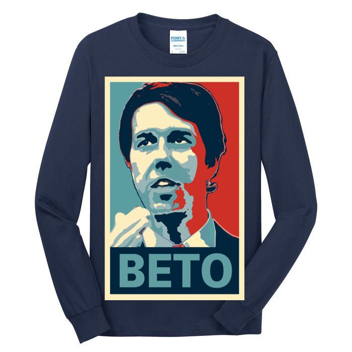 Beto O'Rourke Democrat Senate Texas Vote Supporters Tall Long Sleeve T-Shirt