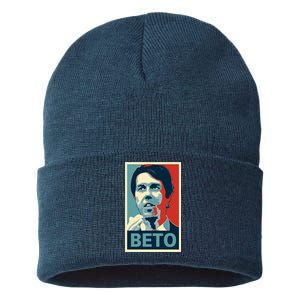 Beto O'Rourke Democrat Senate Texas Vote Supporters Sustainable Knit Beanie