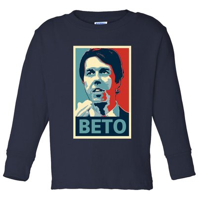 Beto O'Rourke Democrat Senate Texas Vote Supporters Toddler Long Sleeve Shirt