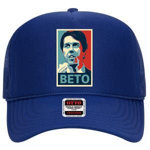 Beto O'Rourke Democrat Senate Texas Vote Supporters High Crown Mesh Back Trucker Hat