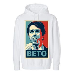 Beto O'Rourke Democrat Senate Texas Vote Supporters Garment-Dyed Fleece Hoodie