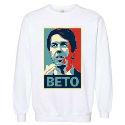 Beto O'Rourke Democrat Senate Texas Vote Supporters Garment-Dyed Sweatshirt