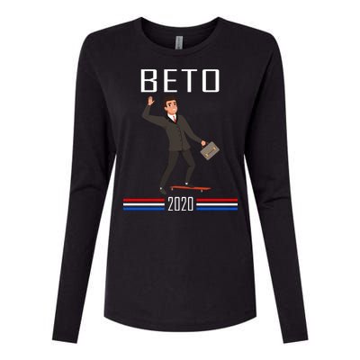 Beto O'Rourke For President Skateboarding Womens Cotton Relaxed Long Sleeve T-Shirt