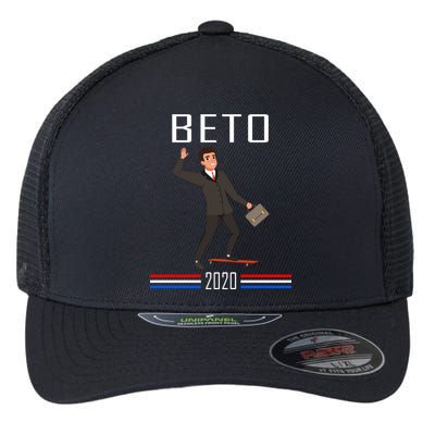 Beto O'Rourke For President Skateboarding Flexfit Unipanel Trucker Cap