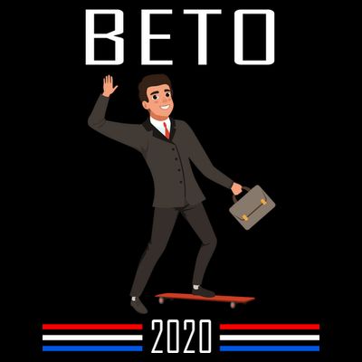 Beto O'Rourke For President Skateboarding T-Shirt