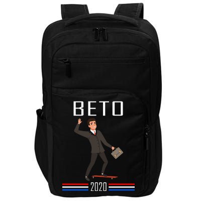 Beto O'Rourke For President Skateboarding Impact Tech Backpack