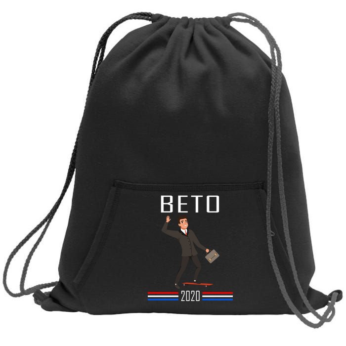 Beto O'Rourke For President Skateboarding Sweatshirt Cinch Pack Bag