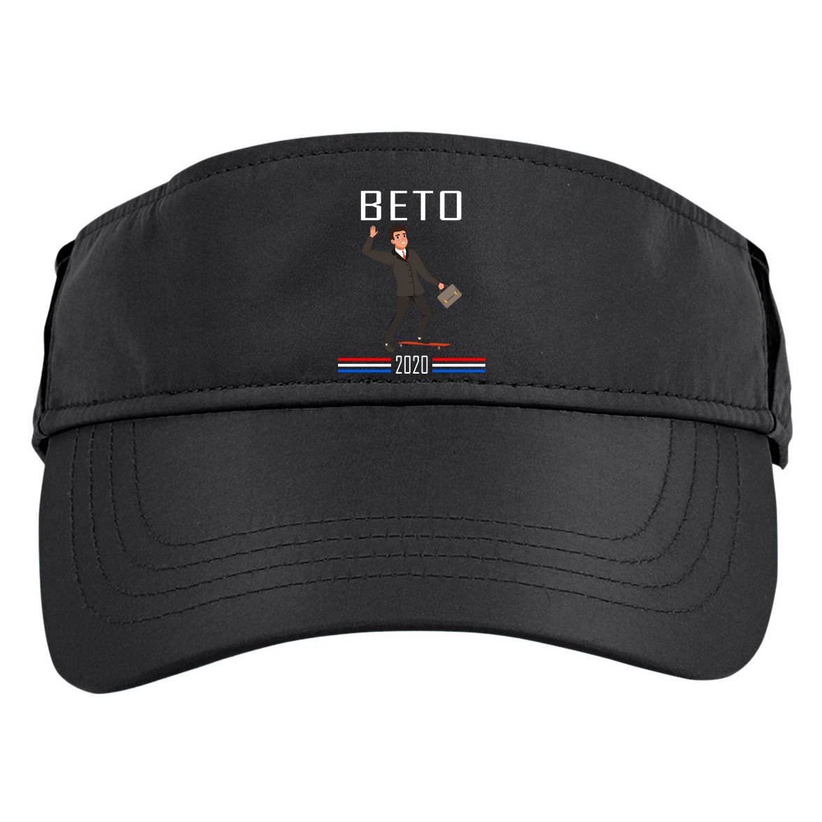 Beto O'Rourke For President Skateboarding Adult Drive Performance Visor