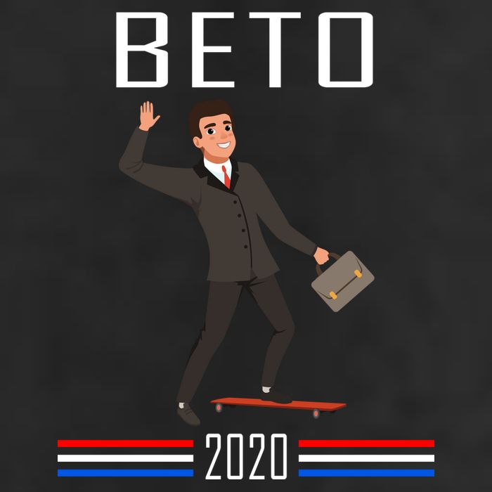 Beto O'Rourke For President Skateboarding Adult Drive Performance Visor