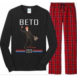 Beto O'Rourke For President Skateboarding Long Sleeve Pajama Set