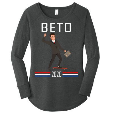 Beto O'Rourke For President Skateboarding Women's Perfect Tri Tunic Long Sleeve Shirt