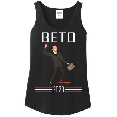 Beto O'Rourke For President Skateboarding Ladies Essential Tank