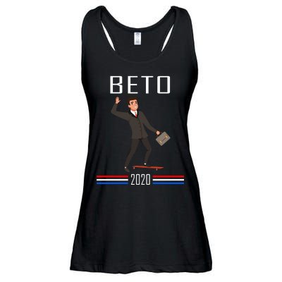 Beto O'Rourke For President Skateboarding Ladies Essential Flowy Tank