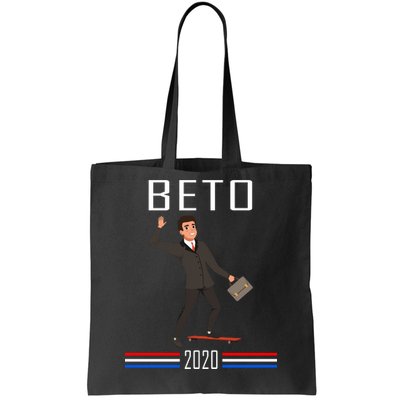 Beto O'Rourke For President Skateboarding Tote Bag