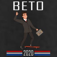 Beto O'Rourke For President Skateboarding 25L Jumbo Tote